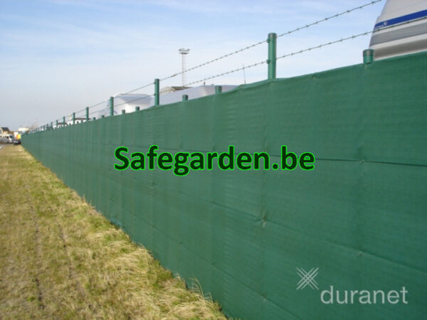 zichtdoek 100% groen, zichtdoek 100% zwart, zichtdoek 120cm, zichtdoek 150cm. zichtdoiek 180cm, zichtdoek 200cm, zichtdoek op rol, zichtdoek op maat, zichtdoek omzoomd, Safegarden