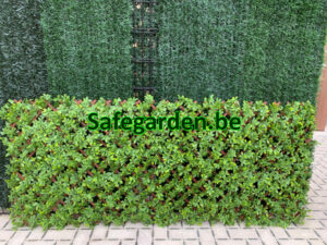 Vouwhaag Kunsthaag Schefflera, Vouwhaag 200cm x 1200cm hoog,